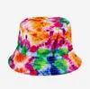 Många stilar tie-dye hink hatt klassisk designer graffiti hatt för kvinnor mode ny höst vårfiskare hattar sol mössor