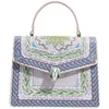 Handbags Outlet Handbag Women's Summer 2022 National Style Design Sense Pattern Chain Single Shoulder Messenger Small Square Bag