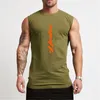 Débardeur d'été pour hommes, chemise sans manches, vêtements de musculation, Fitness, vêtements de sport, gilets musculaires, débardeurs 220624