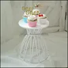 Andra Bakeware Kitchen Dining Bar Home Garden Inch Cake Stand Tray Dessert Table Shelf Wedding Party Decor Supplies White Black S
