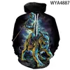 Men's Hoodies & Sweatshirts Spring And Fall Cool Goth Skull Horror Men Women Children 3D Printed Hooded Sleeve Boy Girl Kids Coat