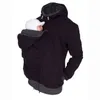 Porte-bébé Hoodies Pour Père Kangourou Papa hommes à capuche Vêtements D'hiver Multifonctionnel Hommes Veste Manteau Infant Sweats L220704