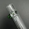 Glass Filter Tips OD 14mm Rökningshandtag Holder Pipe One Hitter Rolling Paper Steamroller Piece Tobacco Herb