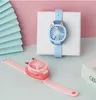 Cartoon Watch Fan with 7 Light USB Rechargeable Toy Watch Food Grade Materials and No Harm To Hands Children's Gifts