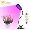 LED Grow Light with 360 Degrees Flexible Clip USB Power Supply Desktop LED Plant Growth