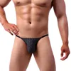 Mutande Slip bikini da uomo Custodia per pene grande Biancheria intima sexy gay U convessa taglia S-XXL Deep Wear