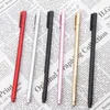Gel Pens 20 PCS Metallic Neutral Red And Black Water Blue Needles Can Replace Core Student Office Pen Cute Stationary