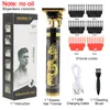 Aparador de cortador de cabelo para homens barba vintage t9 cortada barbeador de barbear máquina de corte 220712