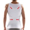 Erkekler Zayıflama Vücut şekillendirici karın shapewear erkek yağ yanan yelek modelleme iç çamaşırı korse bel eğitmeni üst kas kuşak gömleği 2209083364