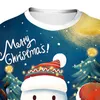 Männer Frauen hässlicher Weihnachtspullover 3d Weihnachtsbaum Geschenk Schneemann bedruckt Herbst Winter Crew Neck Sweatshirt Weihnachtsspringer Tops L220730