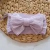 15969 Infant Baby Hairband DIY Big Bowknot Pleated Headband Kids Children Hair Band Child Accessory