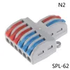 Andere verlichtingsaccessoires Universal Mini snelle draadconnector bedrading elektrische kabelconector LED-lamp duw in terminalblok SPL-62 SPL-42