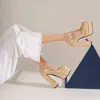 Juicepark Mary Jane scarpe tacchi altissimi testa grande Spice Girls JK scarpe uniformi corte 2022 scarpe singole primavera