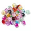 50 pcs/lot 10mm bricolage perle en vrac pour bijoux Bracelets collier cheveux anneau faisant des accessoires artisanat cristal acrylique enfants perles faites à la main