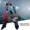 Спортивные перчатки вратарь Латекс Футбольный вратарь против скольжения с густыми футбольными перчатками оборудование для защиты пальцев 220923