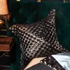 Couverture de couette à la broderie patchwork vintage Chic en satin de literie en satin de luxe Silky Cotton Liber
