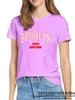 Brooklyn 1898 York Women Funny T Shirt 11 Girl Y2K 90S HARAJUKU KAWAII TEES UNISEX CARTOON Ubrania Ubranie