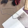 2022 nuova moda collane girocollo Designer 925 placcato argento lettera in acciaio inossidabile ciondolo collana per gioielli regalo di nozze delle donne X396