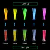 Yenilik Aydınlatma Partisi Glow Sticks Malzemeleri 8 inçlik Karanlık Işık