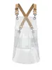 Aprons Fashion Clear Transparent Custom Color House Accessories Waterproof Kitchen Hair Salon Washable TPU Man Women's Apron 304r