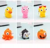Bump Doll Keychain Fidget Toys Squeeze Convex Eye Cartoon Animal Funny Decompression Toy Pendant Kids Party Surprise Gifts