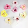 25 adet Sabun Çiçek Kafası Yapay Kelebek Orkide Phalaenopsis Sabun Çiçek Buketi DIY Hediye Kutusu Ev Dekorasyonu El Yapımı Düğün 220408