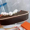 Luxe ontwerpers tas parel dames schoudertas handtas messenger bakken mode munt portemonne handtassen klassieke crossbody koppeling mooie feestzakken