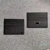 Designer- Purse korthållare Äkta läder Kvinnor Män Purses Mens Key Ring Credit Coin Mini Wallet Bag Canvas