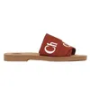 2024 Designer Sandals Luxury Womens Woody Clogs Mule Flat Slide Letter Letter Slifors Platform Pink Summer Beach Platform Shoes a spina di pesce 36-45
