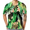 Men039s Tshirts Green Palm Leaf