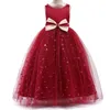 Arabisch 2022 Blumenspitzen Blumenmädchen Kleider Ballkleider Kinder Baby Festzug Kleider Langer Zug Schöne kleine Kinder Blumenmädchen Kleid Formal