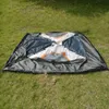 XC USHIO Tente de camping en plein air améliorée double couche étanche 3-4 personnes voyageant pêche randonnée abri solaire 200x200x130cm H220419