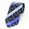 Serie di plaid Tie set da moda Groom classico gemelli di seta jacquard cravatta da uomo legami d'affari