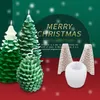 クリスマスキャンドルエポキシ樹脂鋳造松の木シリコーンキャンドルメイキングDIYフェスティバルクラフトホームデコレーション220629