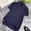 Erkek Polos Tasarım Lüks Yaz Erkekler En kaliteli Timsah Nakış Polo Gömlek Kısa Kollu Serin Pamuk Slim Fit Casual İş Erkek IJJX