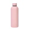 500ml 304 Roestvrij Staal Frosted Fles Sport Water Draagbare Buitensporten Cup Isolatie Reizen Thermoskan Flessen Z11