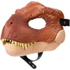 Maschere di dinosauro per feste di Halloween con maschera in lattice per costume cosplay a mascella mobile per adulti