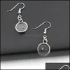 Boucles d'oreilles de lustre en pente