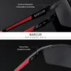 Barcur Aluminio Magnesio Sports Gafas de sol polarizadas Hombres Mirror Gafas Sol Macho 220513
