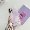 Square Marble Phone Cases For iPhone 13 12 11 Pro Max Soft IMD Electroplated Shockproof Back Case