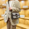 Fabbrica diretta all'ingrosso Texture piccola borsa quadrata da donna 2022 nuova tendenza francese minoranza moda versatile borsa a tracolla monospalla