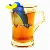 Food Grade Silicone Platypus Black Tea Infuser Strainer Losse blad blij voor kruidenthee -accessoires schattig 386 E35464736