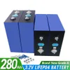 Grade A 3.2V 280AH LIFEPO4 Batterij Diy 12V 24V 48V 300AH Oplaadbare batterijenpakket voor RV Boat Golf Cart Solar Storage System