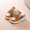 Sportlich Outdoor Winter Baby Mädchen Schuhe Kleinkind Turnschuhe Niedlichen Cartoon Plüsch Warme Erste Wanderer Weichen Boden Kleinkind Kinder Schnee Stiefel rutschfeste