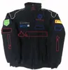New F1 Car-to-Workwear Full Embroidered Logo Cotton Padded Jacket