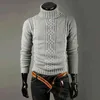 Cofekate Men Clothing Fashion Winter Knitted Sweater Jacquard Autumn Winter Clothing Jumper Wool Knitted Sweater Men L220730