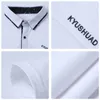 5XL Polo Shirt Collar Men Plus Size 3XL 4XL Autumn Button Brand Men Polo Shirt Long Sleeve Casual Male Shirt Dress Polo Shirts 220408