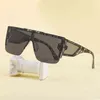 New designer Sunglasses for women men Women's Conjoined Windscreen Large Frame Men's Color Film Shades fashion sun glasses