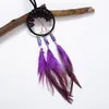 Decorative Objects & Figurines Mini Dream Catcher Feather Decoration Home Decor & Wall Hanging Adornment Handmade Car Pendant Wind Chime