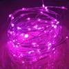 سلاسل LED Fairy Lights سلسلة النحاس الأسلاك النحاسية 1/2/5/10M عطلة مصباح في الهواء الطلق مجد لعيد الميلاد شجرة الزفاف ديكور البطارية شارع